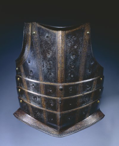 Plastron de cuirasse de hussard, vers 1580 - German School