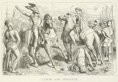 César et Arioviste - German School