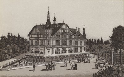 Café Jagerhaus (lithographie) - German School
