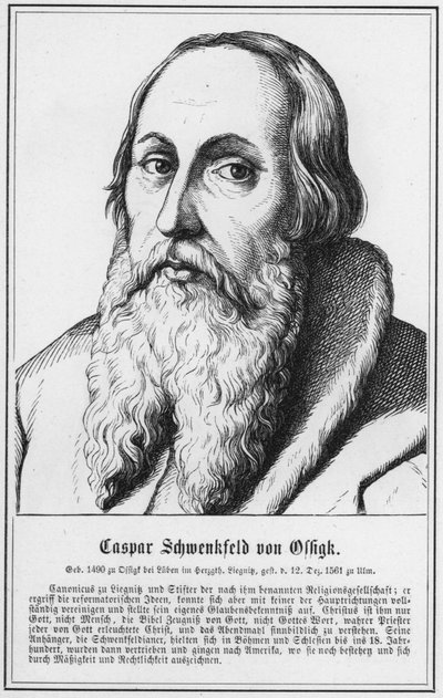 Caspar Schwenkfeld von Ossigk - German School