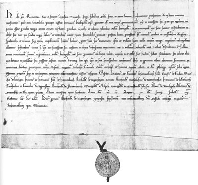 Charte de Henri Raspe, landgrave de Thuringe et anti-roi allemand, pour l