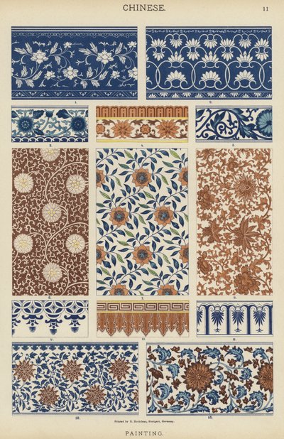 Chinois, peinture - German School