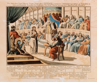 Le Christ devant Pilate - German School