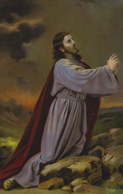 Christ à genoux - German School