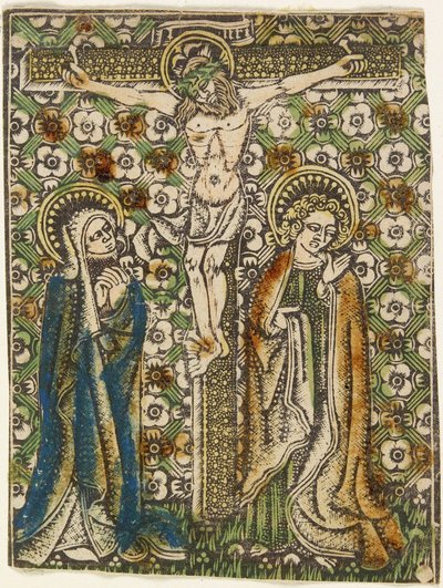 Le Christ en Croix avec Marie et Saint Jean, c.1460 - German School