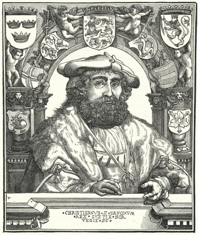 Christian II, roi de Danemark, de Norvège et de Suède - German School