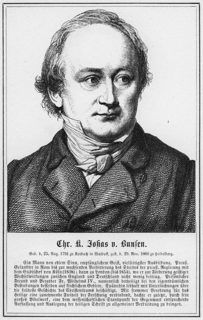 Christian Karl Josias von Bunsen - German School