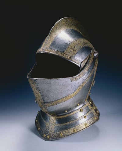 Casque fermé, vers 1580 - German School