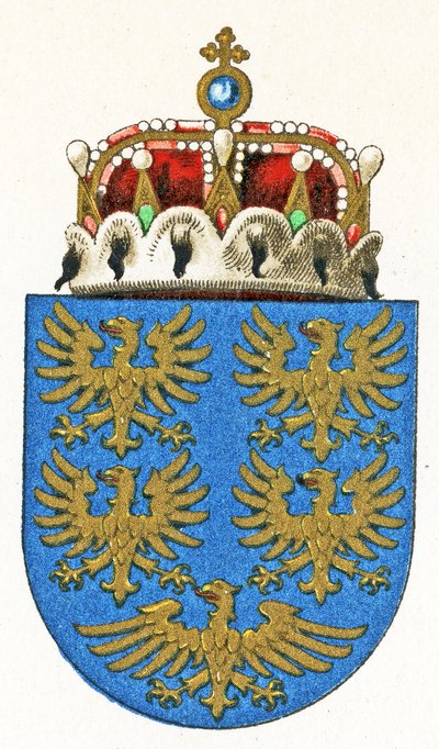 Armoiries de Basse-Autriche, vers 1898 - German School