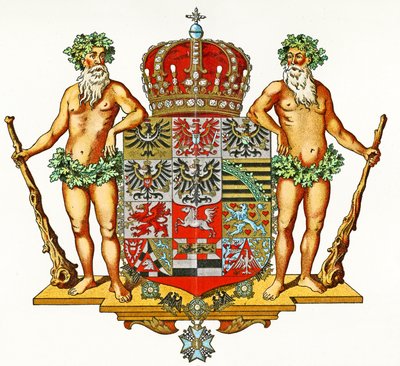 Armoiries de Prusse, vers 1898 - German School