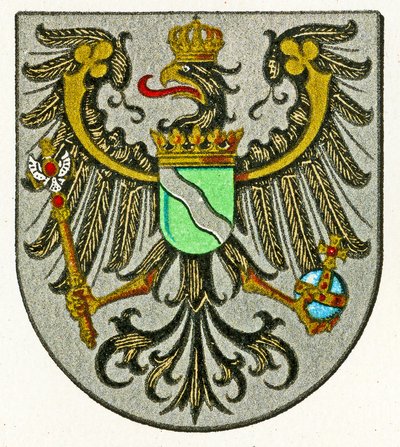 Armoiries de la Province du Rhin (Provinz Rheinland), vers 1898 - German School