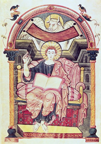 Cod 22. f.85v Saint Luc l
