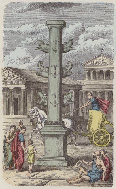 Colonne commémorant une victoire navale romaine - German School