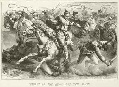 Combat des Huns et des Alains - German School