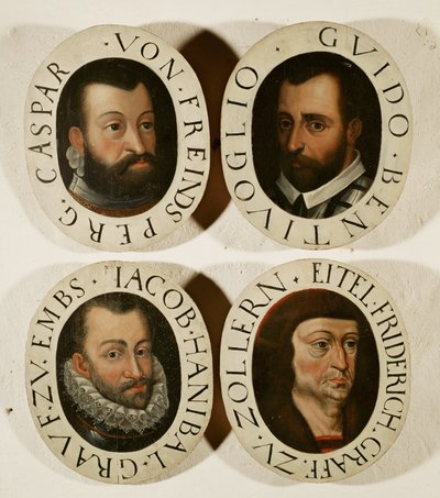 Commandants de la guerre de Trente Ans, Caspar von Freindsperg, Guido Bentivoglio, Jacob Hanibal Comte Embs ... - German School
