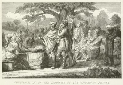 Confirmation des libertés des Francs ripuaires - German School