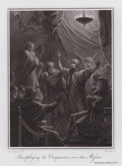 Consultation du grand prêtre au sujet du Messie - German School