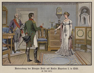 Conversation entre la reine Louise de Prusse et l