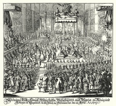 Couronnement du roi Guillaume III et de la reine Marie à l