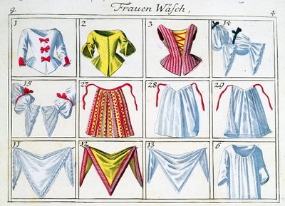 Corsets et sous-vêtements, d