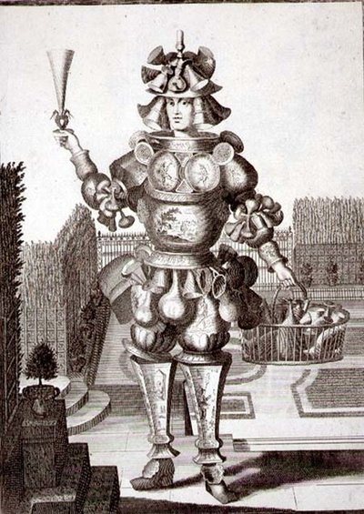 Costume pour un marchand de verrerie et de vaisselle, pub. par Gerard Valck, c.1690 - German School
