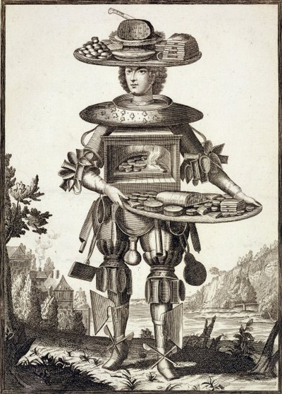 Costume pour un pâtissier, pub. par Gerard Valck c.1690 - German School