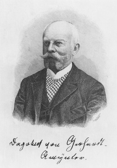 Dagobert von Gerhardt (gravure) - German School
