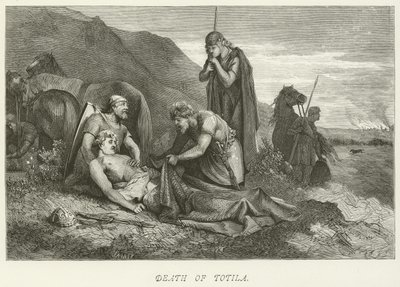Mort de Totila - German School