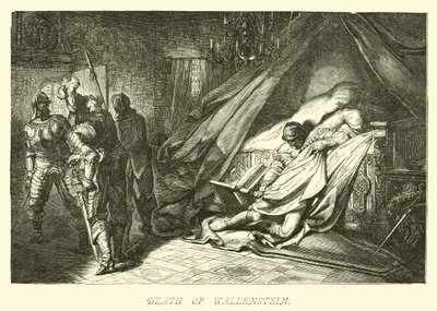Mort de Wallenstein - German School
