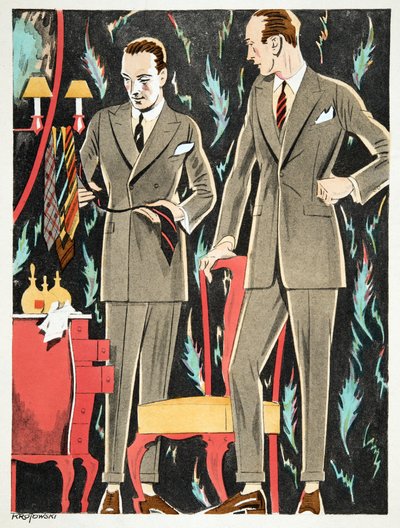 Der Arbiter, tenues par Fasskessel & Muntmann, de Styl, pub.1922 - German School