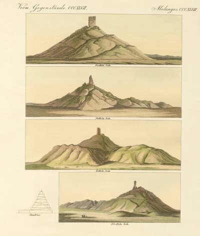 Description du Birs Nimrod ou de la tour de Babel - German School