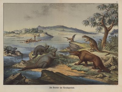 Dinosaures de la période crétacée - German School