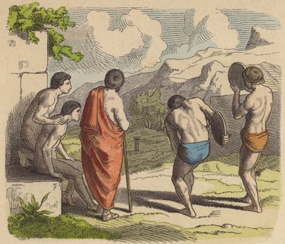 Lancer de disque dans la Grèce antique - German School