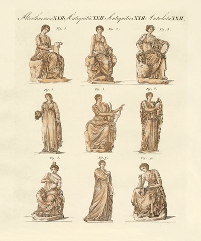 Divinités des Grecs et des Romains - German School