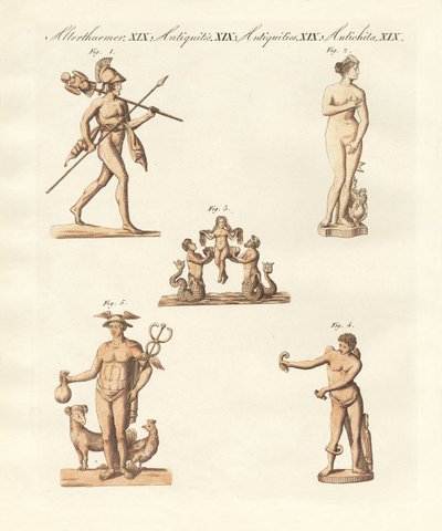Divinités des Grecs et des Romains - German School