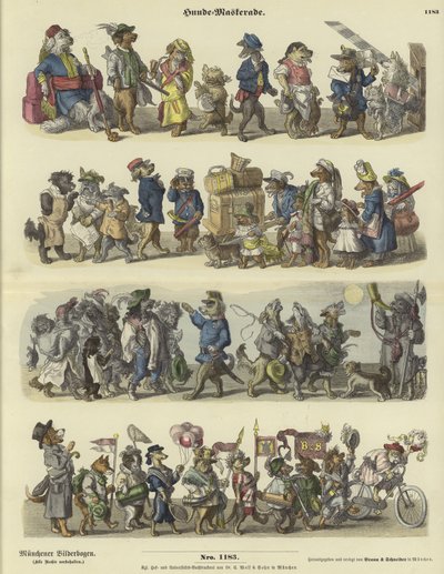 Mascarade de chiens - German School
