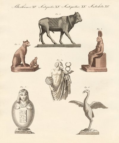 Divinités égyptiennes - German School