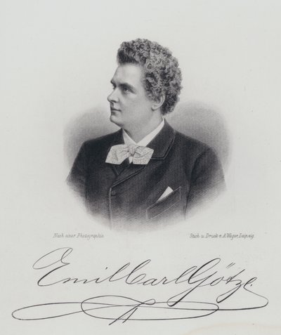 Emil Goetze, chanteur d
