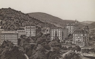 Église anglaise, Konigsvilla, Bristol, Villa Theresa (lithographie) - German School