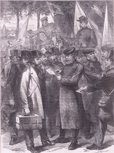 Résidents anglais quittant Paris, Histoire de la guerre entre la France et l