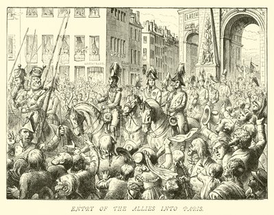 Entrée des Alliés à Paris - German School