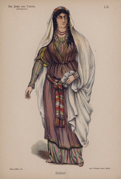 Esther, de Die Jüdin von Toledo (La Juive de Tolède) par Franz Grillparzer - German School