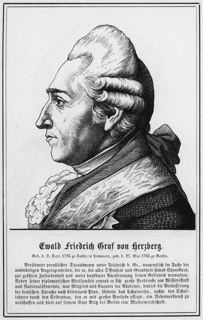 Ewald Friedrich Graf von Herzberg - German School