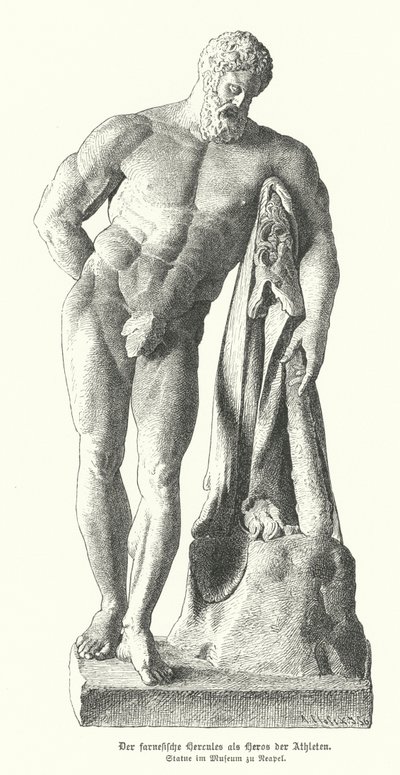 Hercule Farnèse, copie romaine d