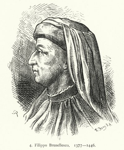 Filippo Brunelleschi, architecte et ingénieur italien - German School