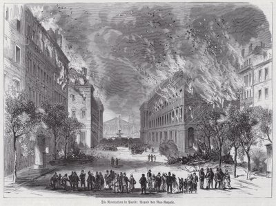 Incendies dans la Rue Royale, Commune de Paris - German School