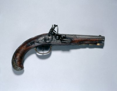 Pistolet à silex, fabricant de canons Johann Andreas Kuchenreuter (1716-1795), vers 1750 - German School