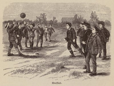Football (gravure) - German School