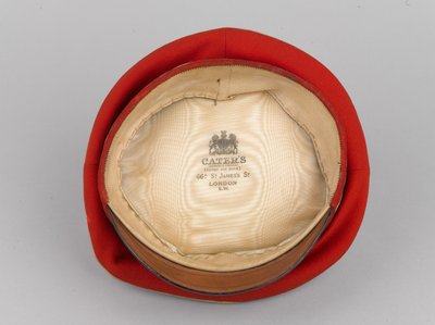 Casquette de fourrage, HRH Le Duc de Connaught, 3e Hussards de Zieten, Armée allemande, avant 1914 - German School