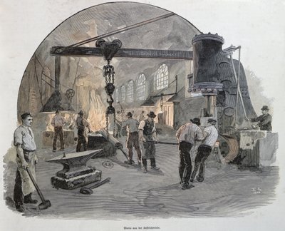 Forges aux Ateliers Impériaux de Kiel - German School